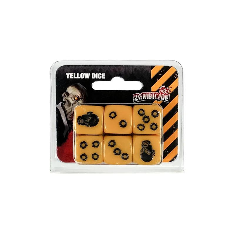 Zombicide : Set De Dés Jaunes