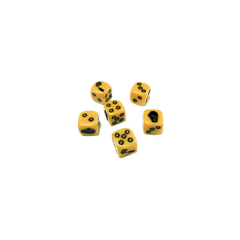Zombicide : Set De Dés Jaunes