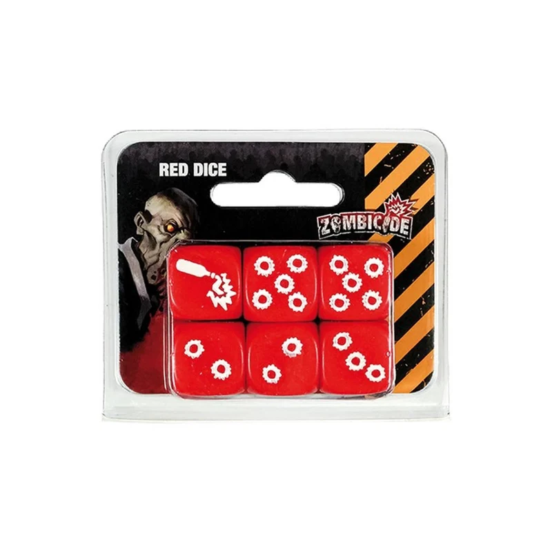 Zombicide : Set De Dés Rouge