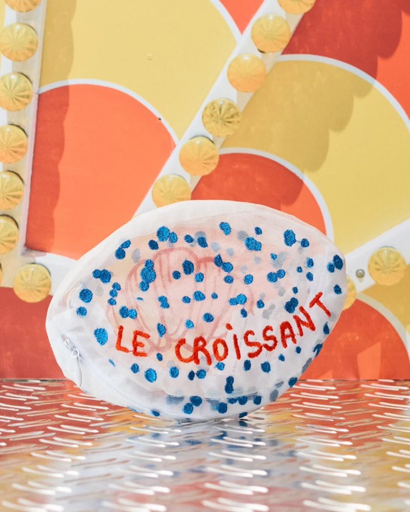 Brigitte Tanaka - Pochette En Organza Symbole Croissant