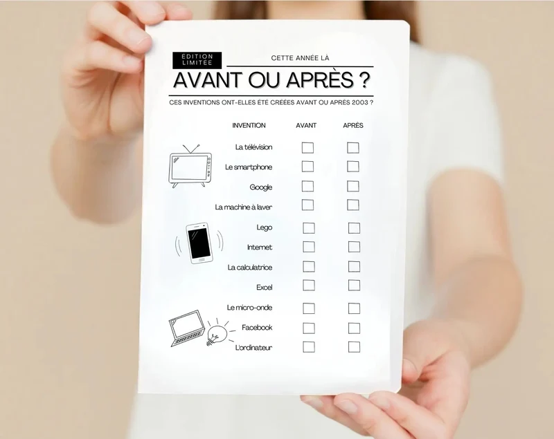 Jeu anniversaire année 2006 - 10 jeux à imprimer pour fêter les 20 ans