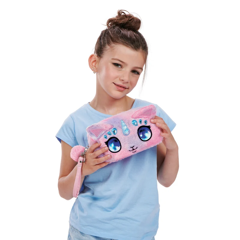 Trousse beauté / Trousse à crayons peluche Agatha