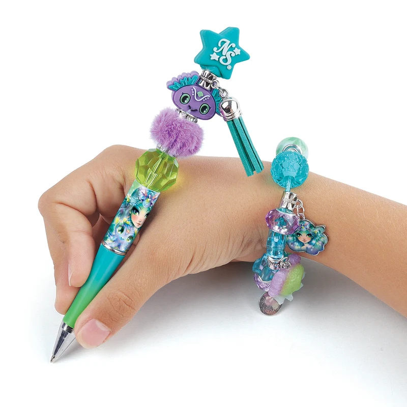 Ensemble de stylo à perles et bracelet
