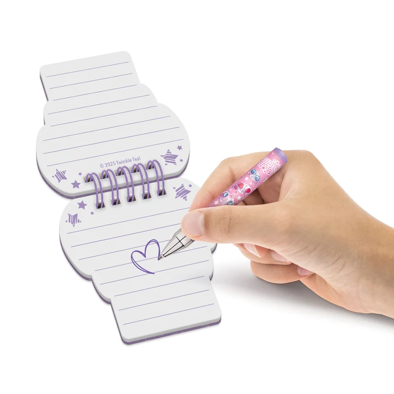 Porte-clés stylo à pompon - Assortiment