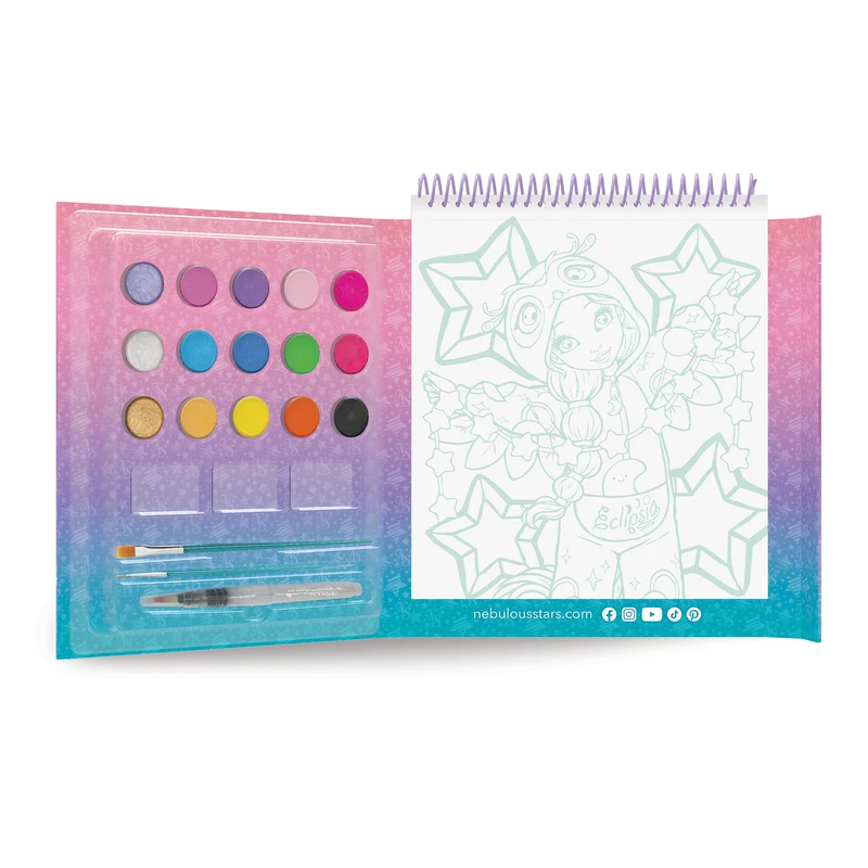 Livre d’aquarelle magique - Pyjama Party
