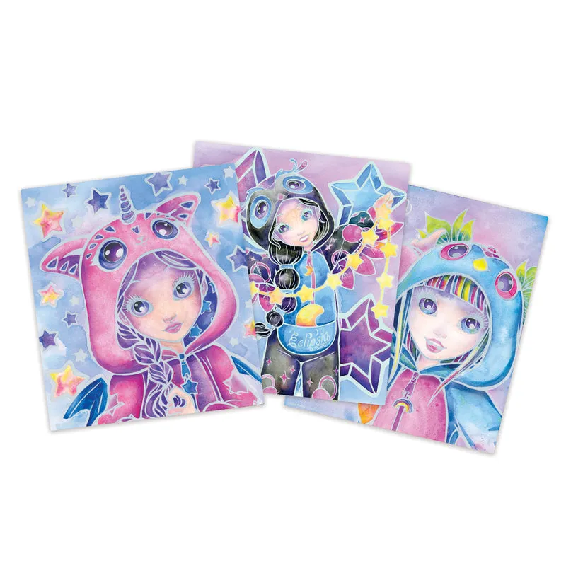 Livre d’aquarelle magique - Pyjama Party
