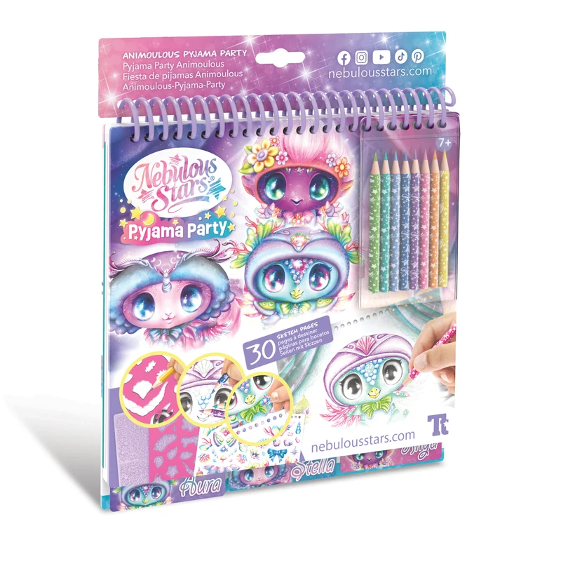 Carnet de croquis - Pyjama Party Animoulous