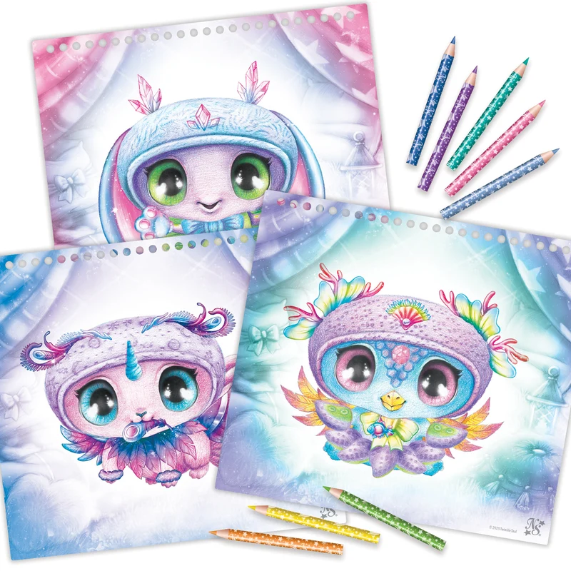 Carnet de croquis - Pyjama Party Animoulous