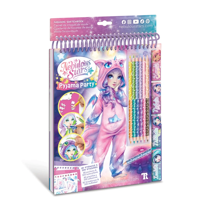 Carnet de croquis de mode - Pyjama Party