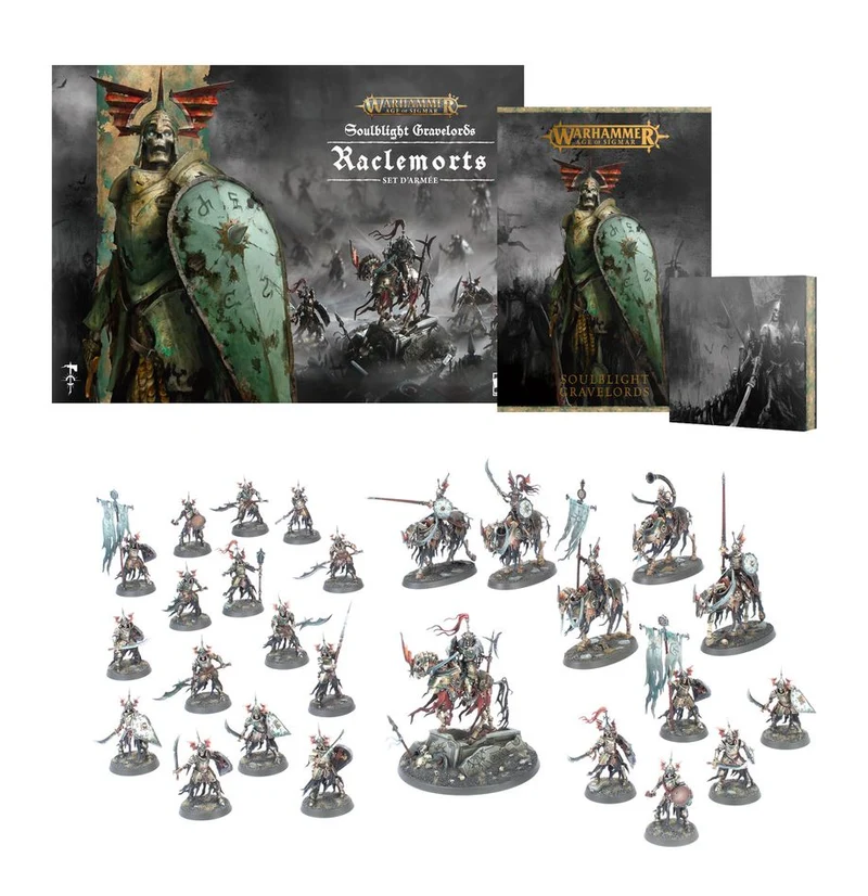 Warhammer Age of Sigmar - Soulblight Gravelords Raclemorts - Set d'armée