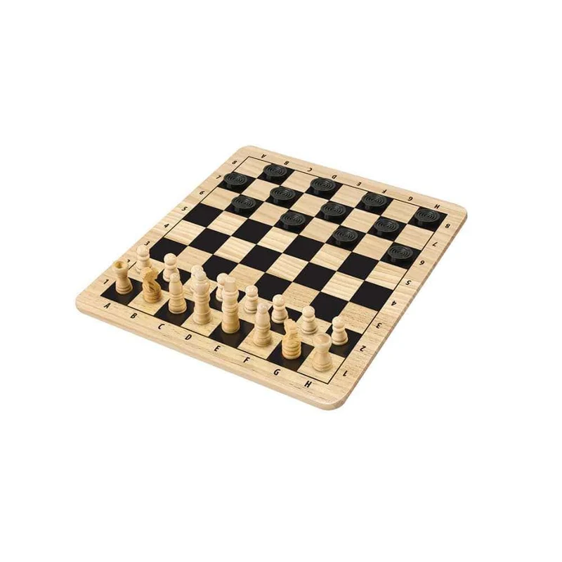 Jeux d'échecs et de dames | Chess and Checkers Set (ML)