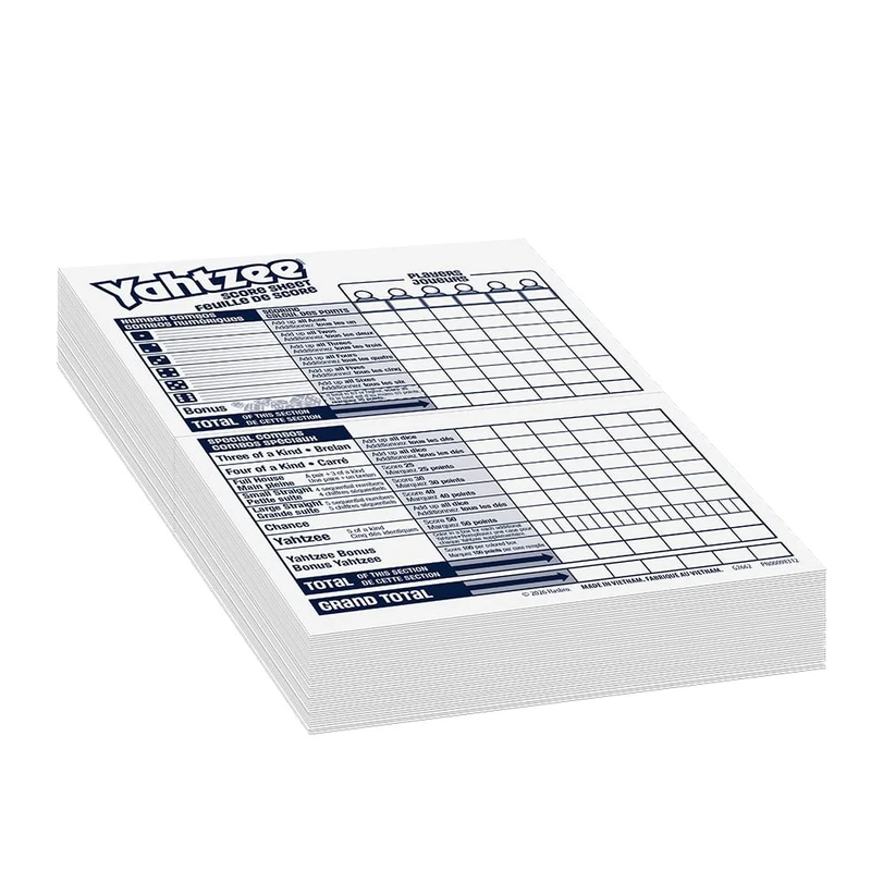 Yahtzee tablette de point Refresh (ML)