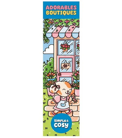 Adorables boutiques: marques pages à colorier