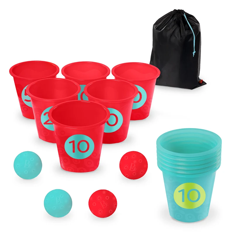B. Sports - Seaux emboitables Jeu de lancer 2 en 1