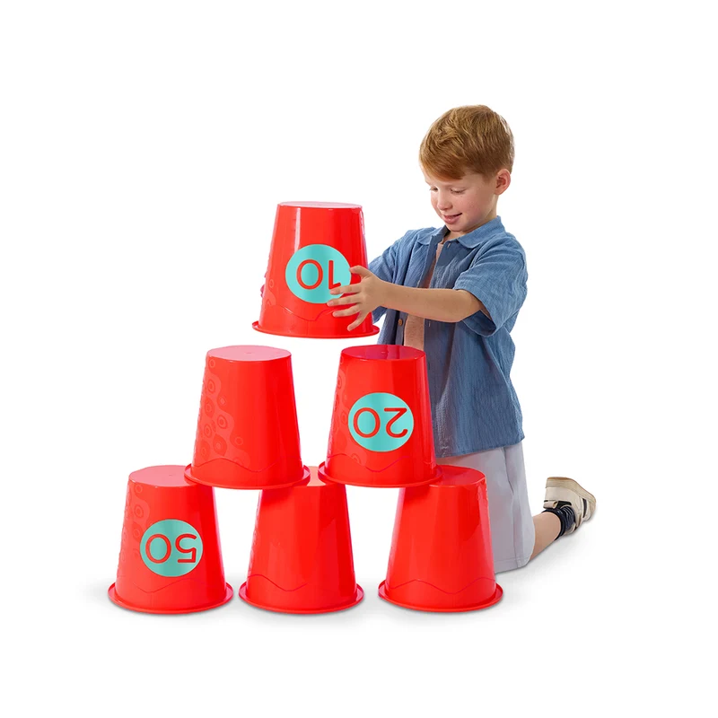 B. Sports - Seaux emboitables Jeu de lancer 2 en 1