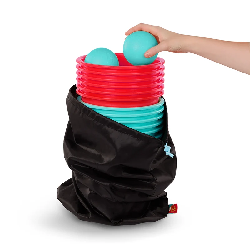 B. Sports - Seaux emboitables Jeu de lancer 2 en 1