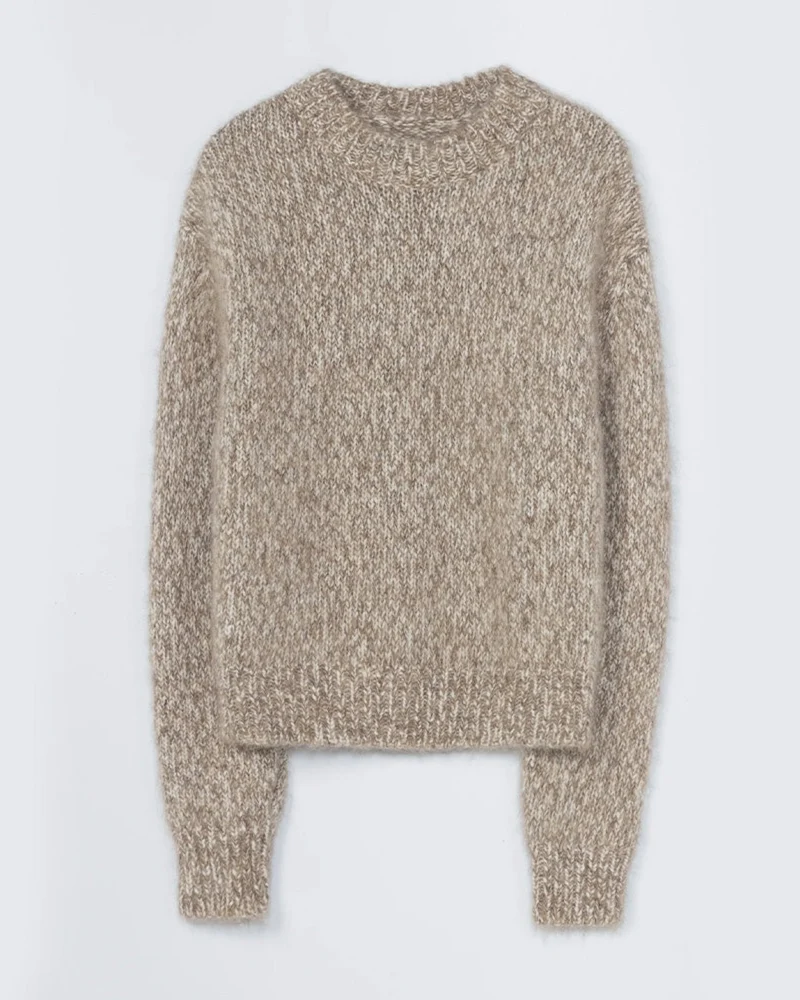 Cordera - Pull Chunky Mélangé - Beige