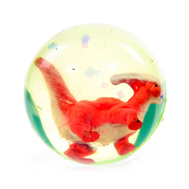 Balle rebondissante dinosaure