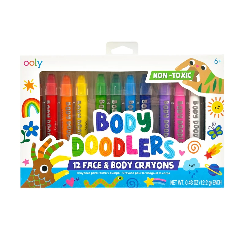 Coffret 12 crayons pour visage et corp