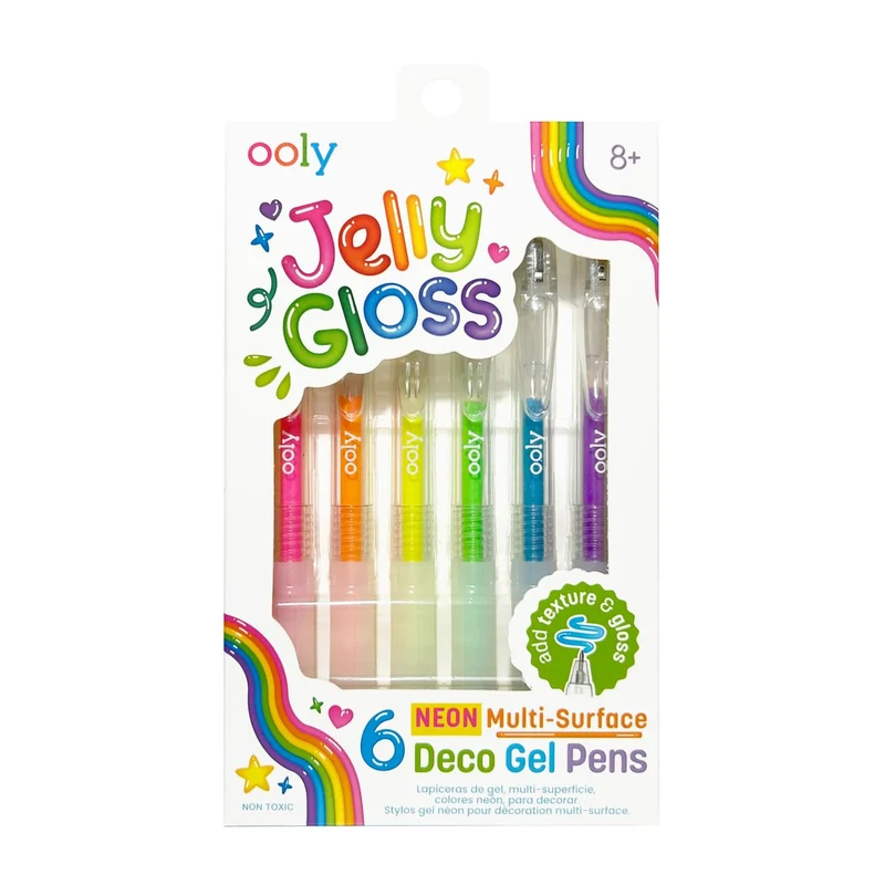 Stylos gel "Jelly Gloss" Néon
