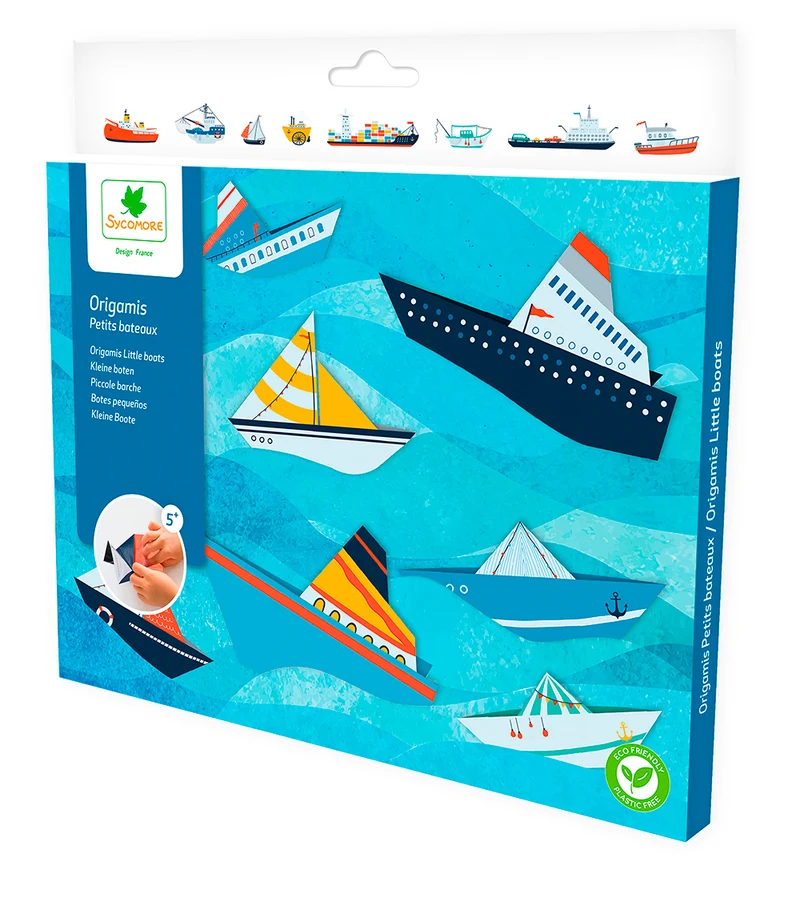 Pochette Origamis Les petits bateaux