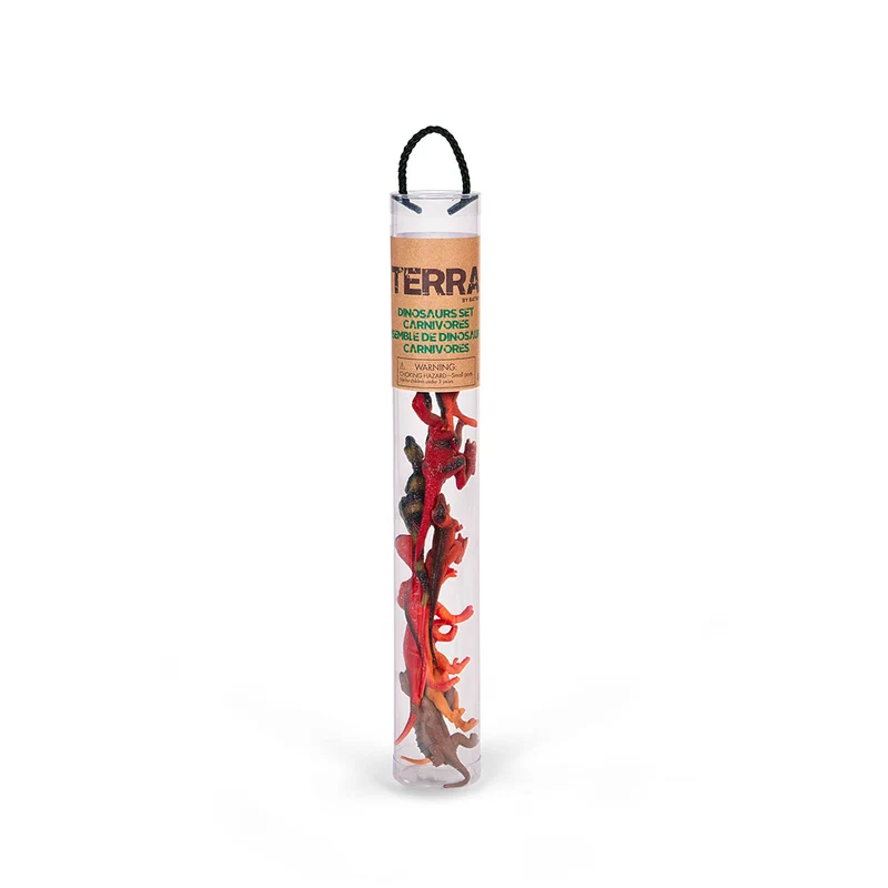 Ensemble de 8 dinosaures, carnivores 7-11 cm