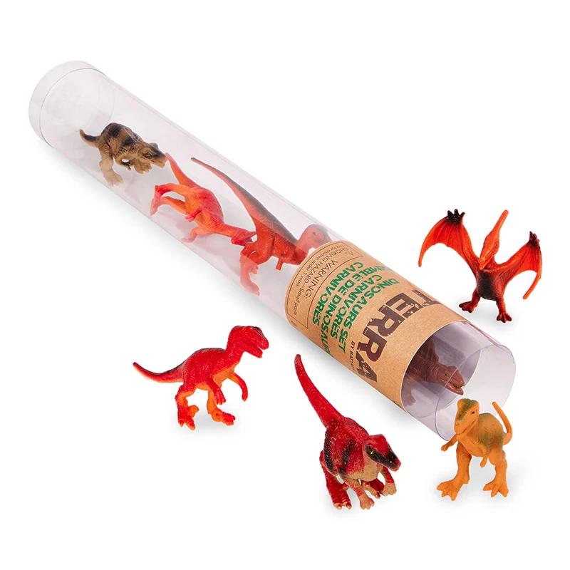Ensemble de 8 dinosaures, carnivores 7-11 cm