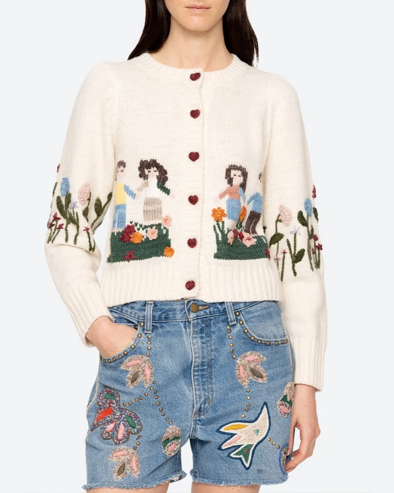 Sea New York - Ne Pas Reactiver Please // Cardigan Wendie - Blanc