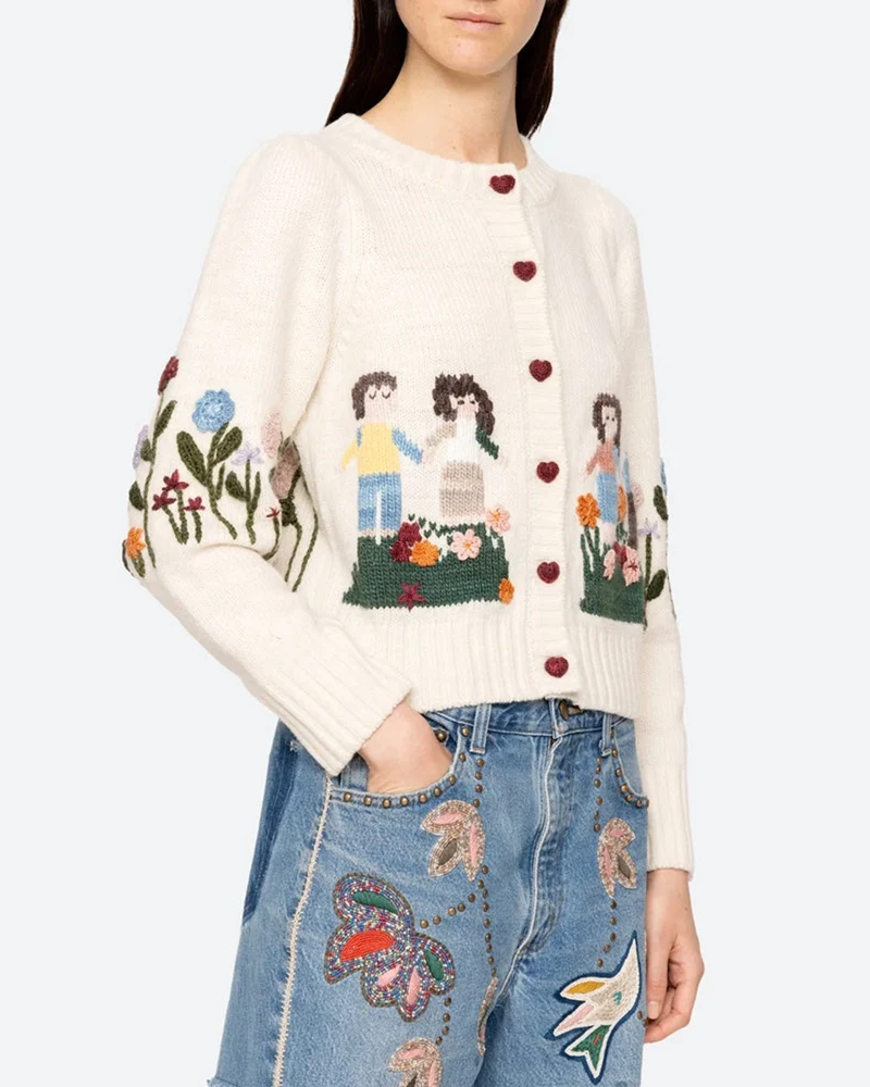 Sea New York - Ne Pas Reactiver Please // Cardigan Wendie - Blanc