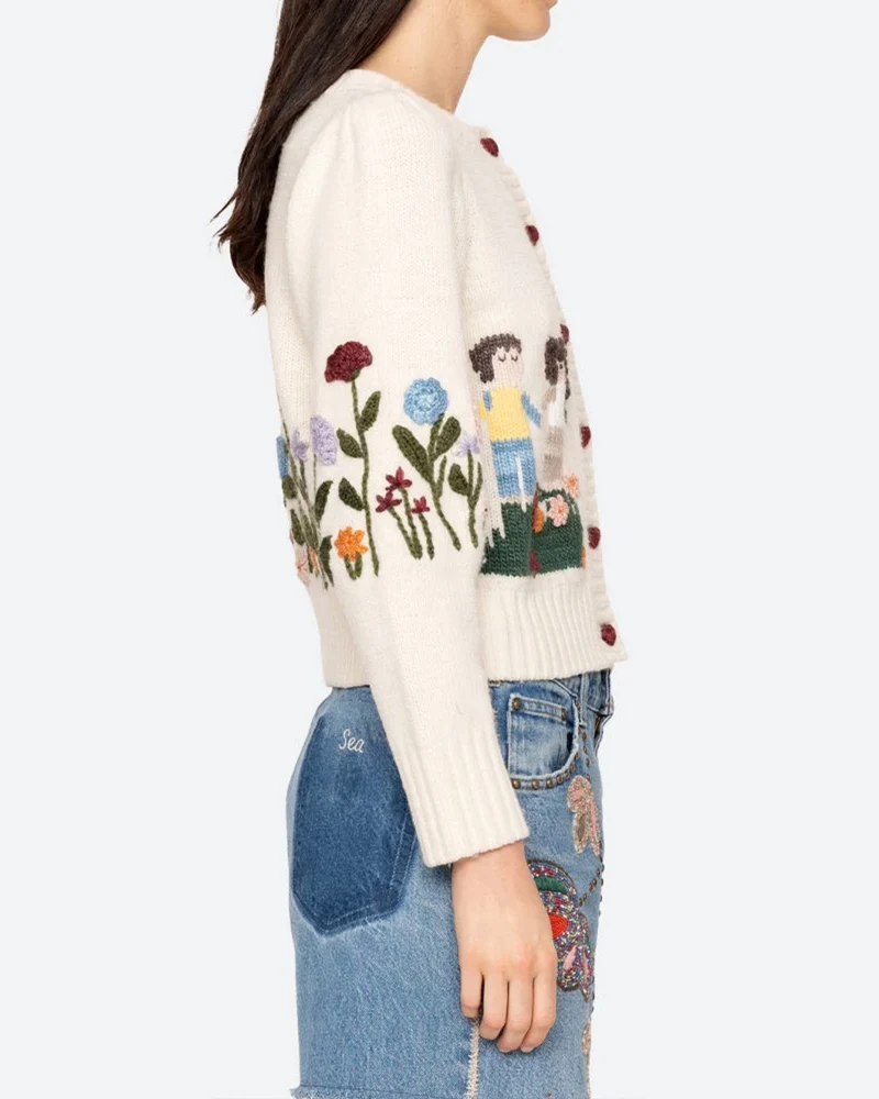 Sea New York - Ne Pas Reactiver Please // Cardigan Wendie - Blanc