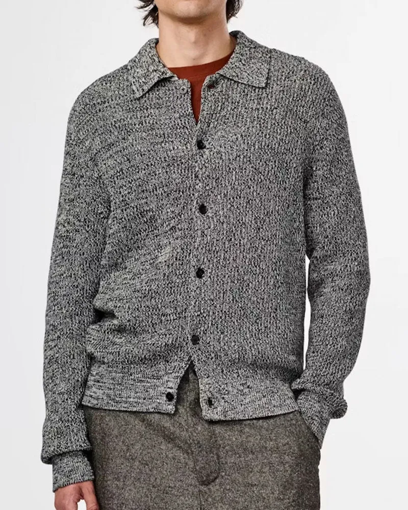 Nn07 - Cardigan Polo Jacobo - Noir Multi