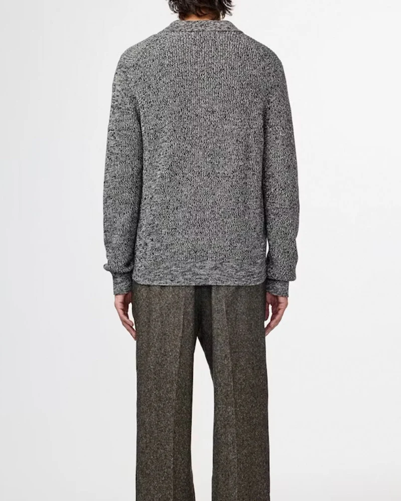 Nn07 - Cardigan Polo Jacobo - Noir Multi