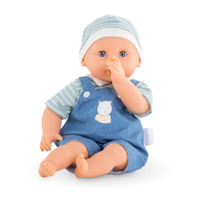 Mon premier Bébé câlin - Maël en salopette (30 cm)