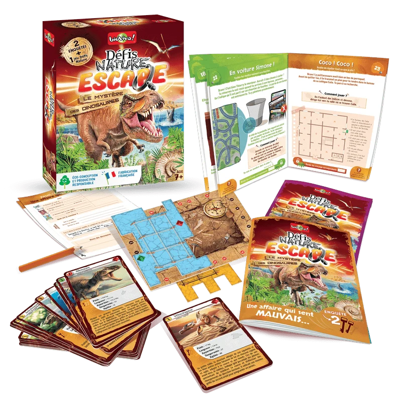 Défi nature escape Dinosaures