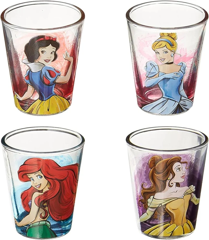 Ensemble de verre à shooter Disney Princesses