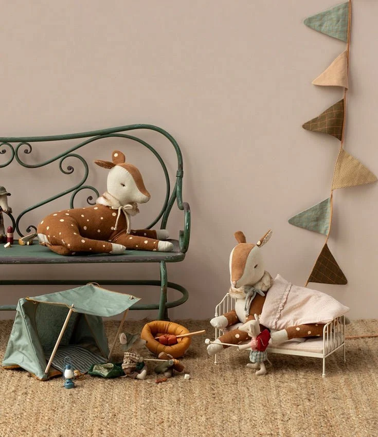 Cosy Bambi Peluche - Menthe
