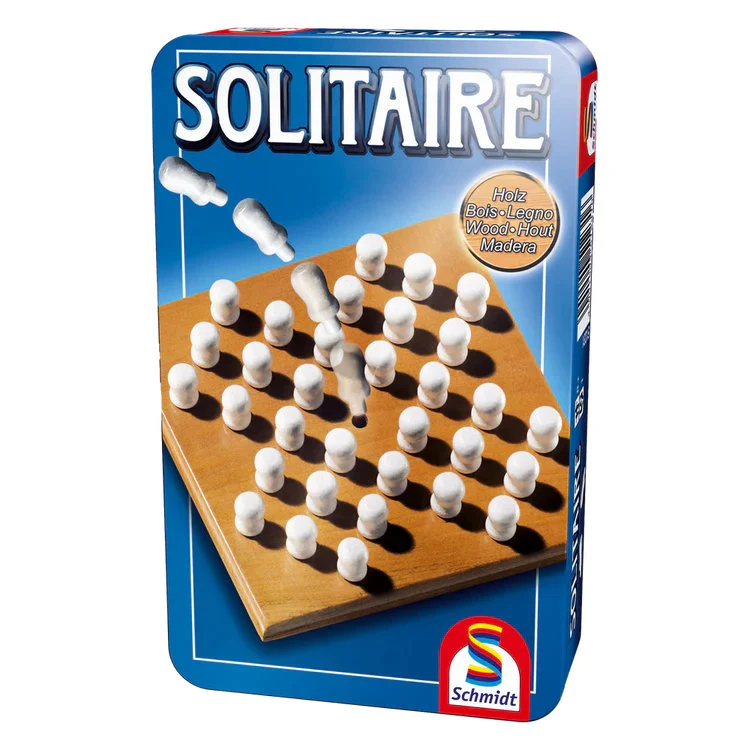 Jeu de Solitaire - Boîte de métal (FR-EN)