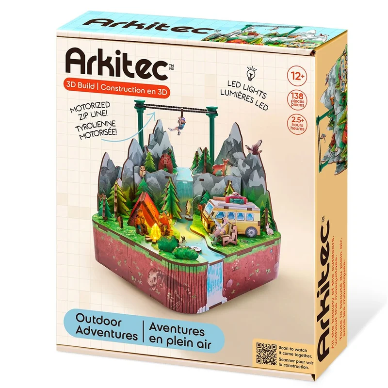 Puzzle Arkitec - Aventures en plein air (FR-EN)