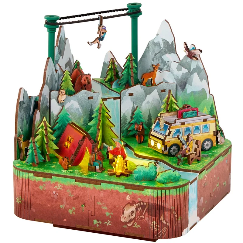 Puzzle Arkitec - Aventures en plein air (FR-EN)