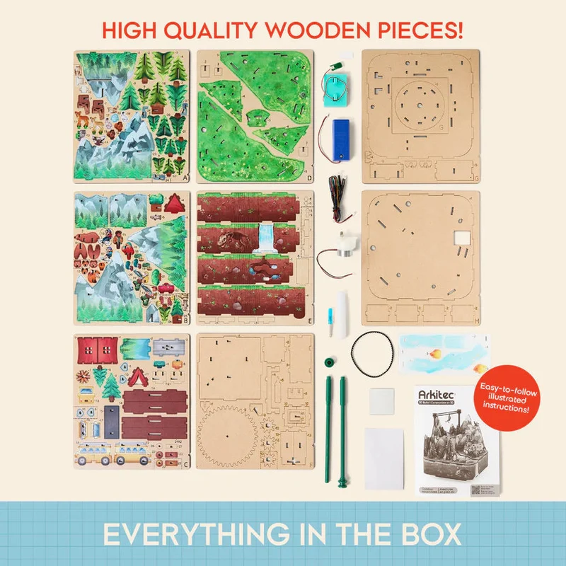 Puzzle Arkitec - Aventures en plein air (FR-EN)