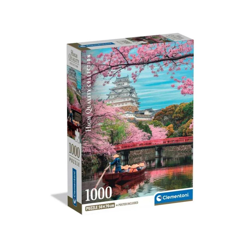 Château de Himeji au printemps (1000 pcs)