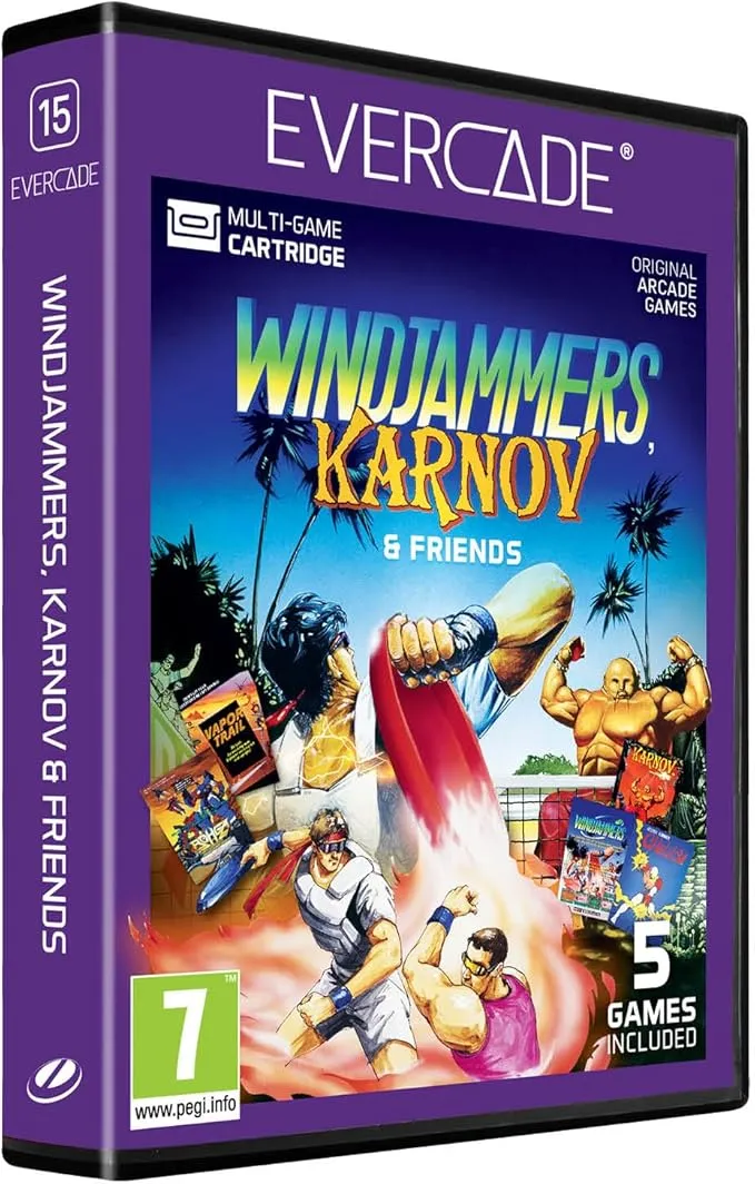 Blaze Evercade - Windjammers Karnov & Friends - Cartouche Evercade n°15