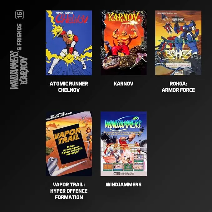 Blaze Evercade - Windjammers Karnov & Friends - Cartouche Evercade n°15