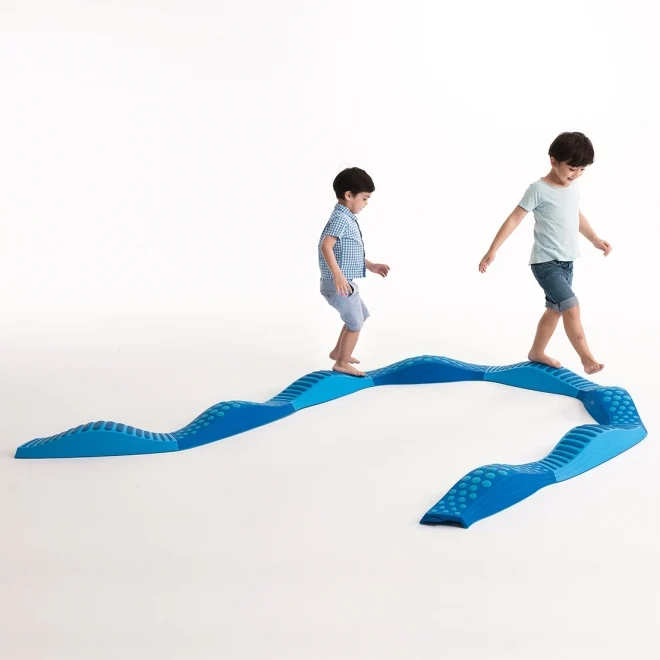Parcours tactile WePlay, 8 pièces, bleues