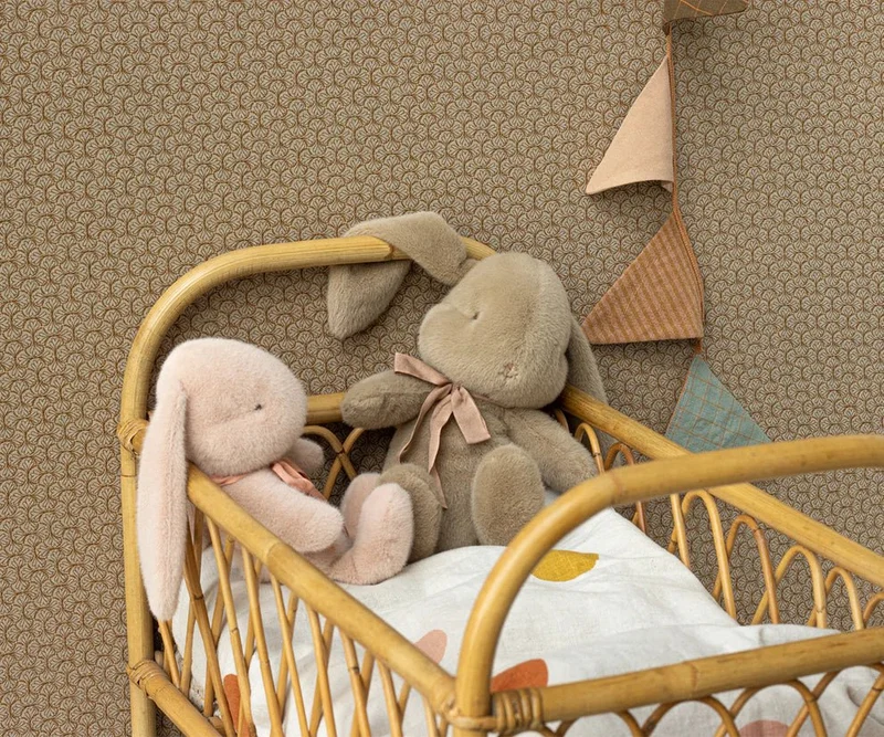 Peluche Lapin Moyen - Brun Poussiéreux