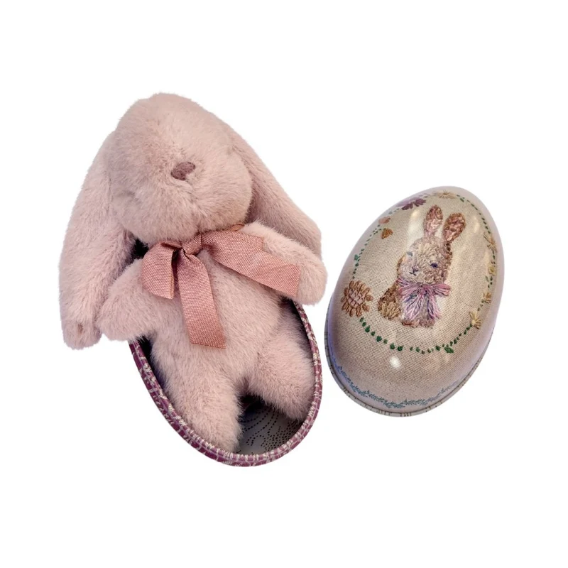 Peluche Lapin, Mini - Poudre Avec Œuf De Pâques Petit Taille
