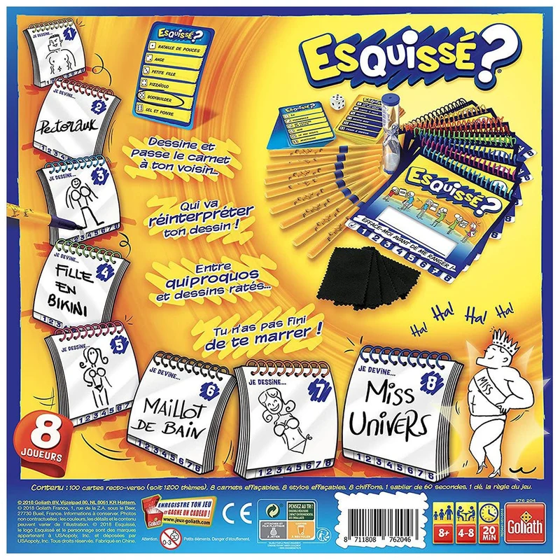 Esquissé ? - 8 Joueurs