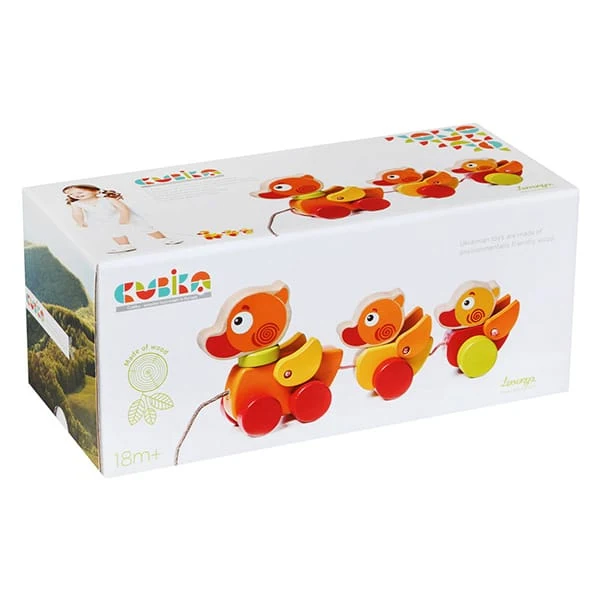 Jouet à tirer - Canards ambulants