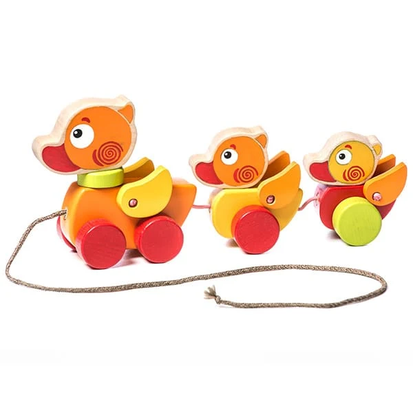 Jouet à tirer - Canards ambulants