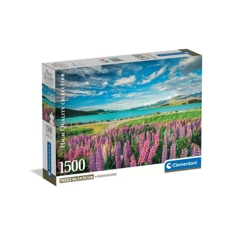 Lupins au lac Tekapo (1500 pcs)